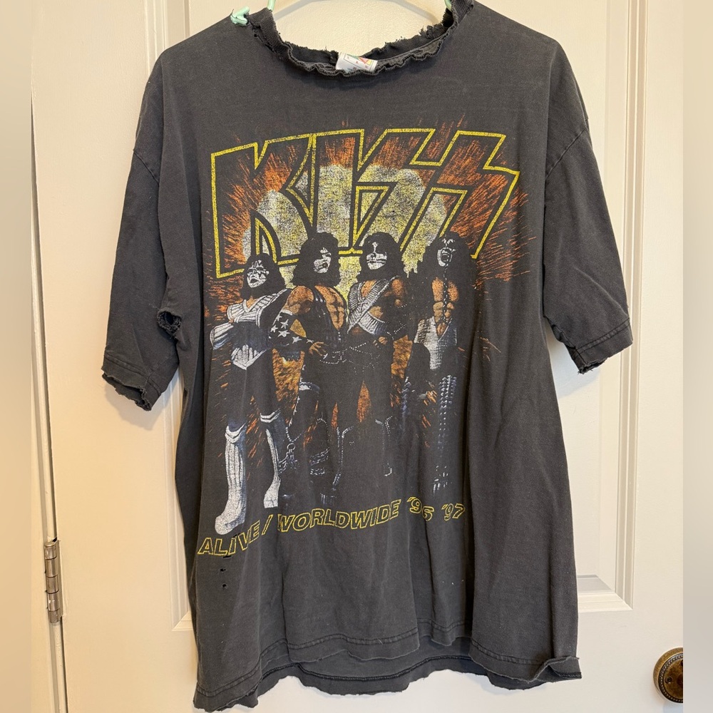 Authentic KISS Band Tee 1996